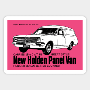 HOLDEN PANEL VAN - advert Magnet